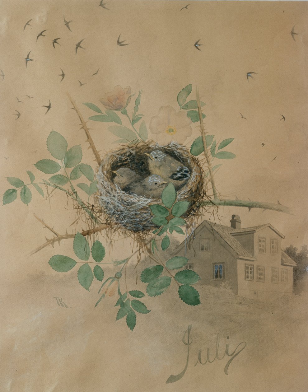 heinäkuu tekijältä Theodor Kittelsen