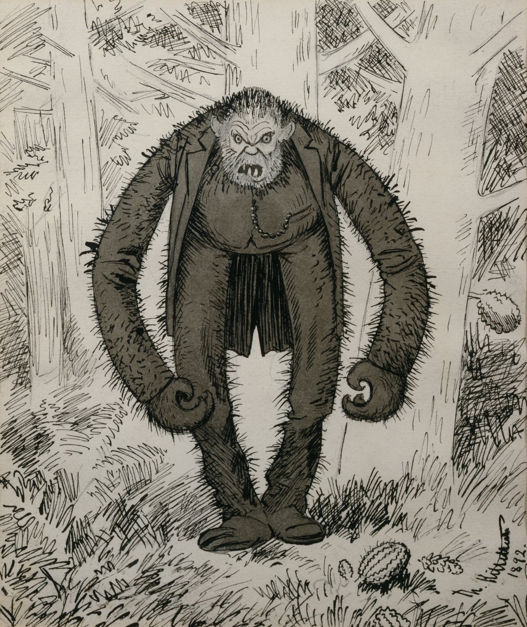 Luonto nukkui, kun hänet luotiin tekijältä Theodor Kittelsen