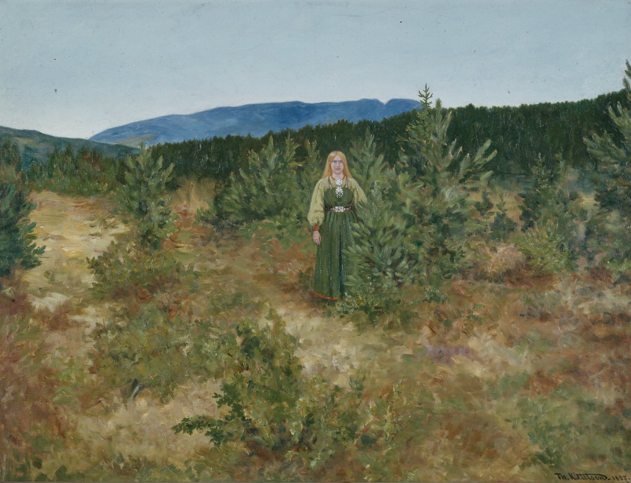 Nymph (maalaus) tekijältä Theodor Severin Kittelsen