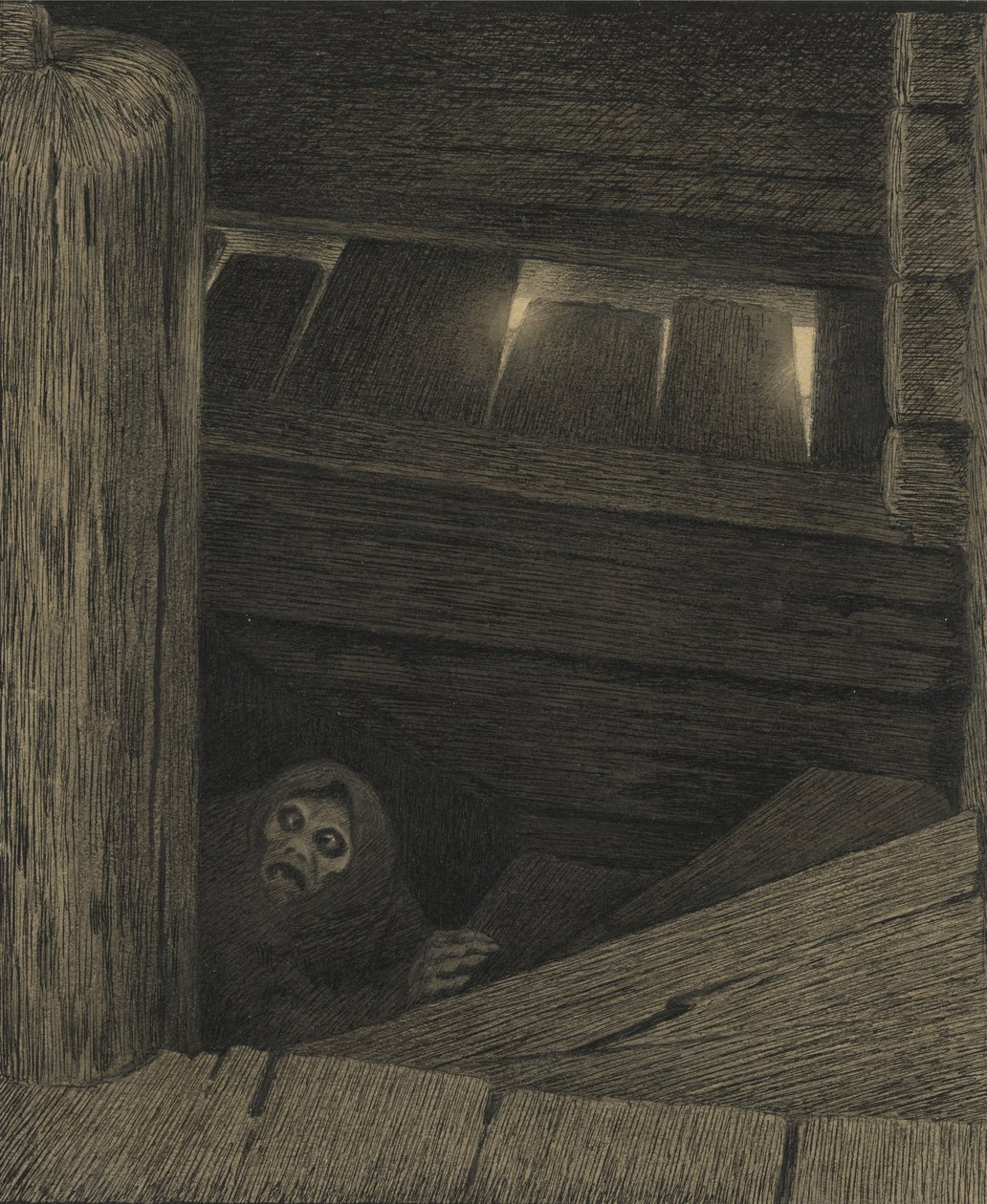 Pesta portaissa tekijältä Theodor Kittelsen