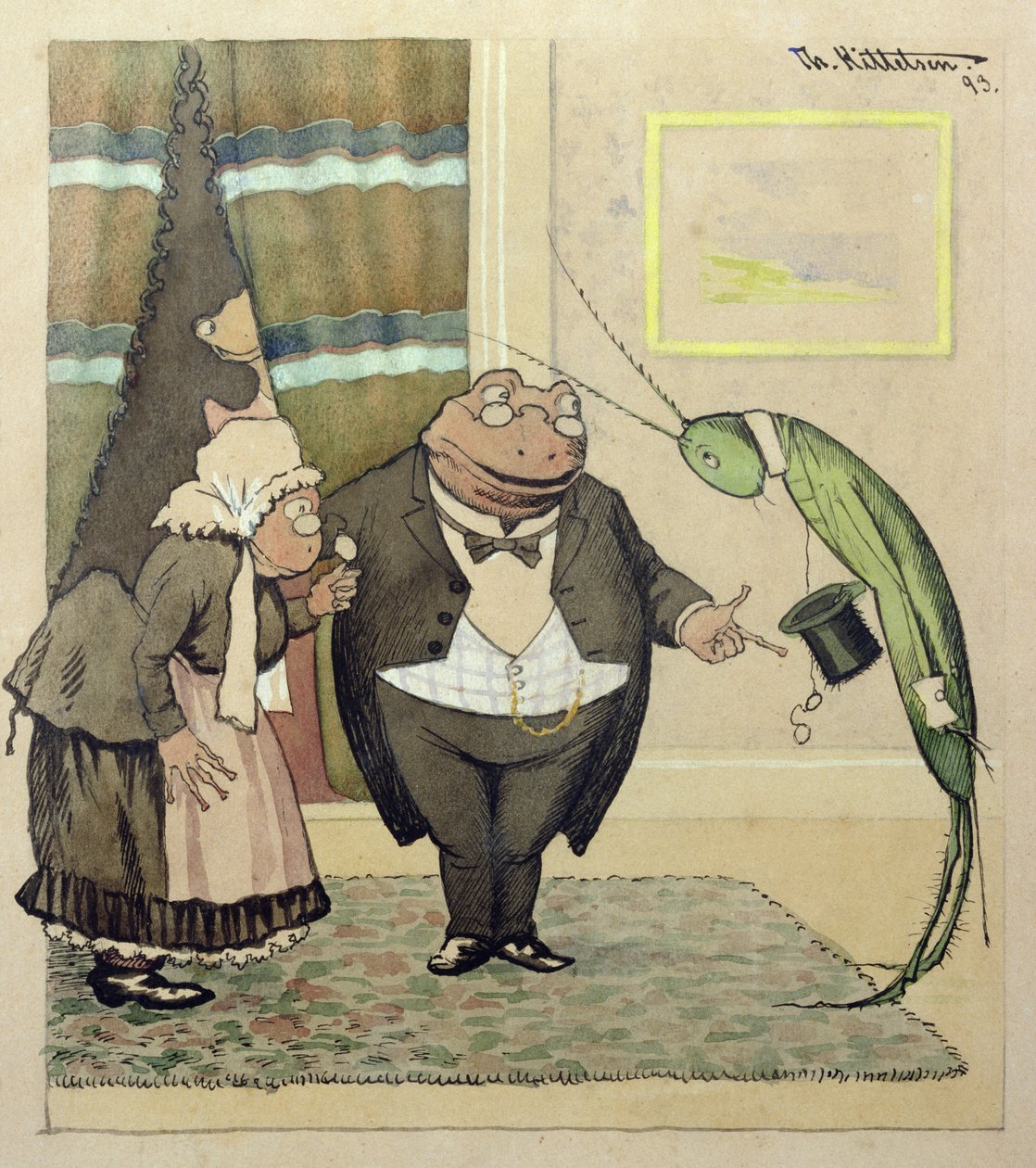 Nuori Mr. Green vierailee tekijältä Theodor Kittelsen
