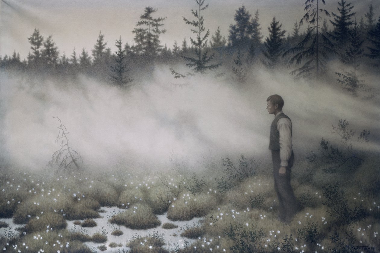 Nymfi, joka katosi tekijältä Theodor Kittelsen