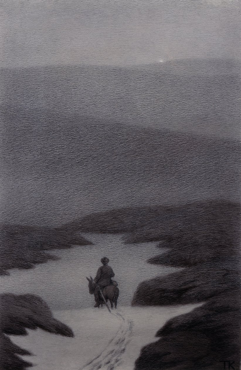Kyllä, näen jotain kaukana kaukana, sanoi poika, se hohtaa tekijältä Theodor Kittelsen