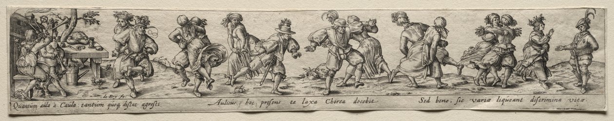 Talonpoikien tanssi tekijältä Theodor de Bry