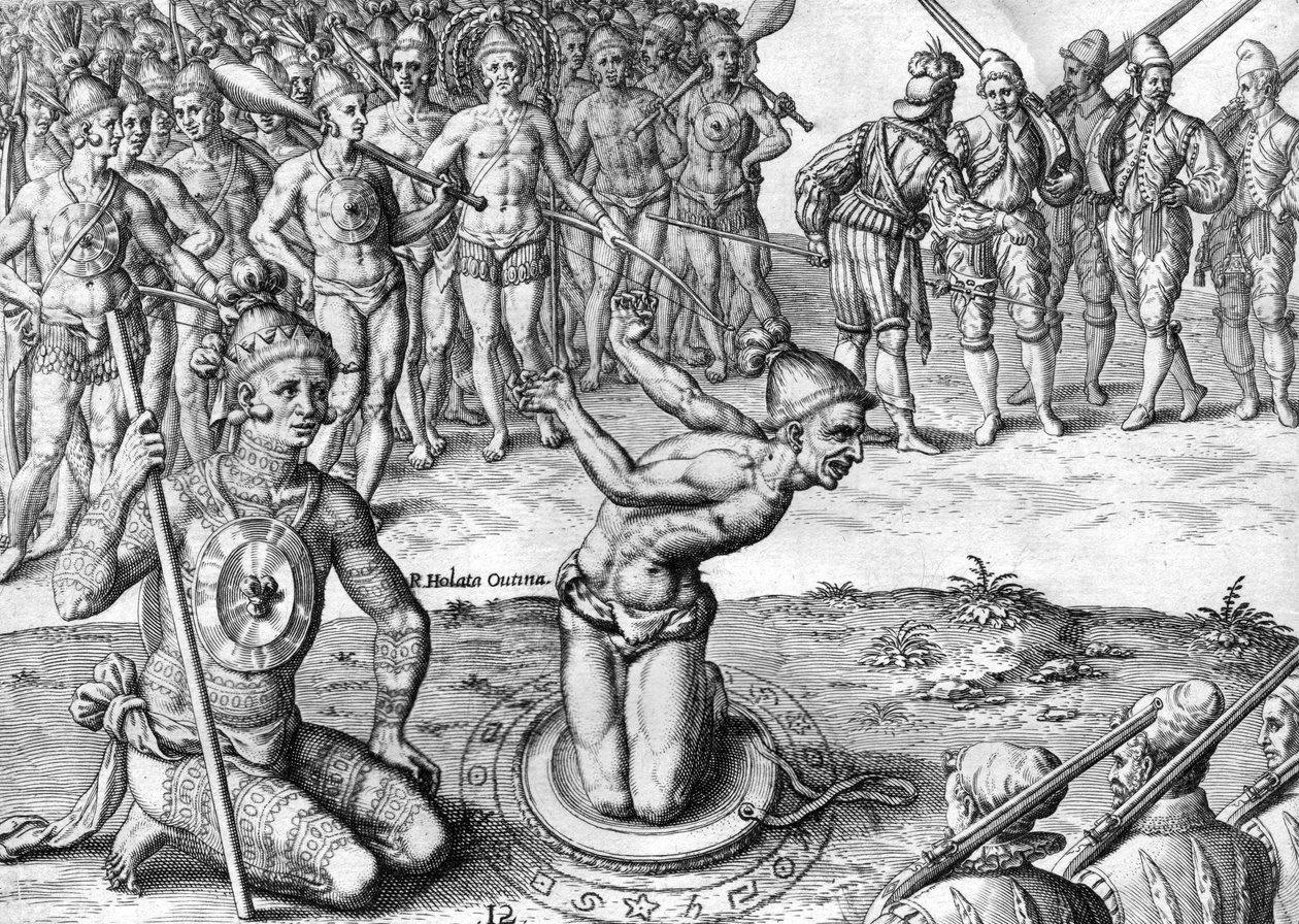 Intian kokit luumu Utina tekijältä Theodor de Bry