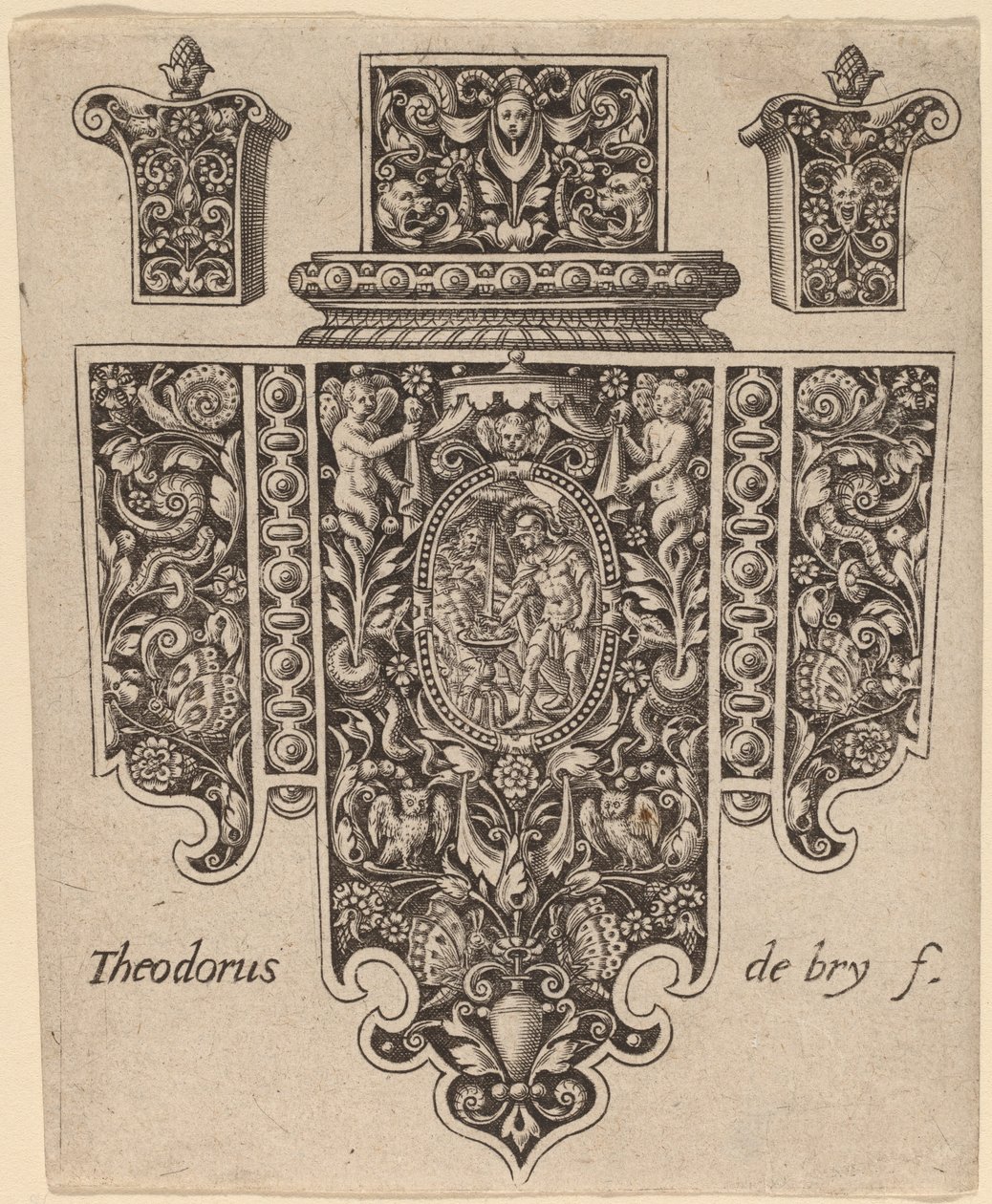Ornamentti tekijältä Theodor de Bry