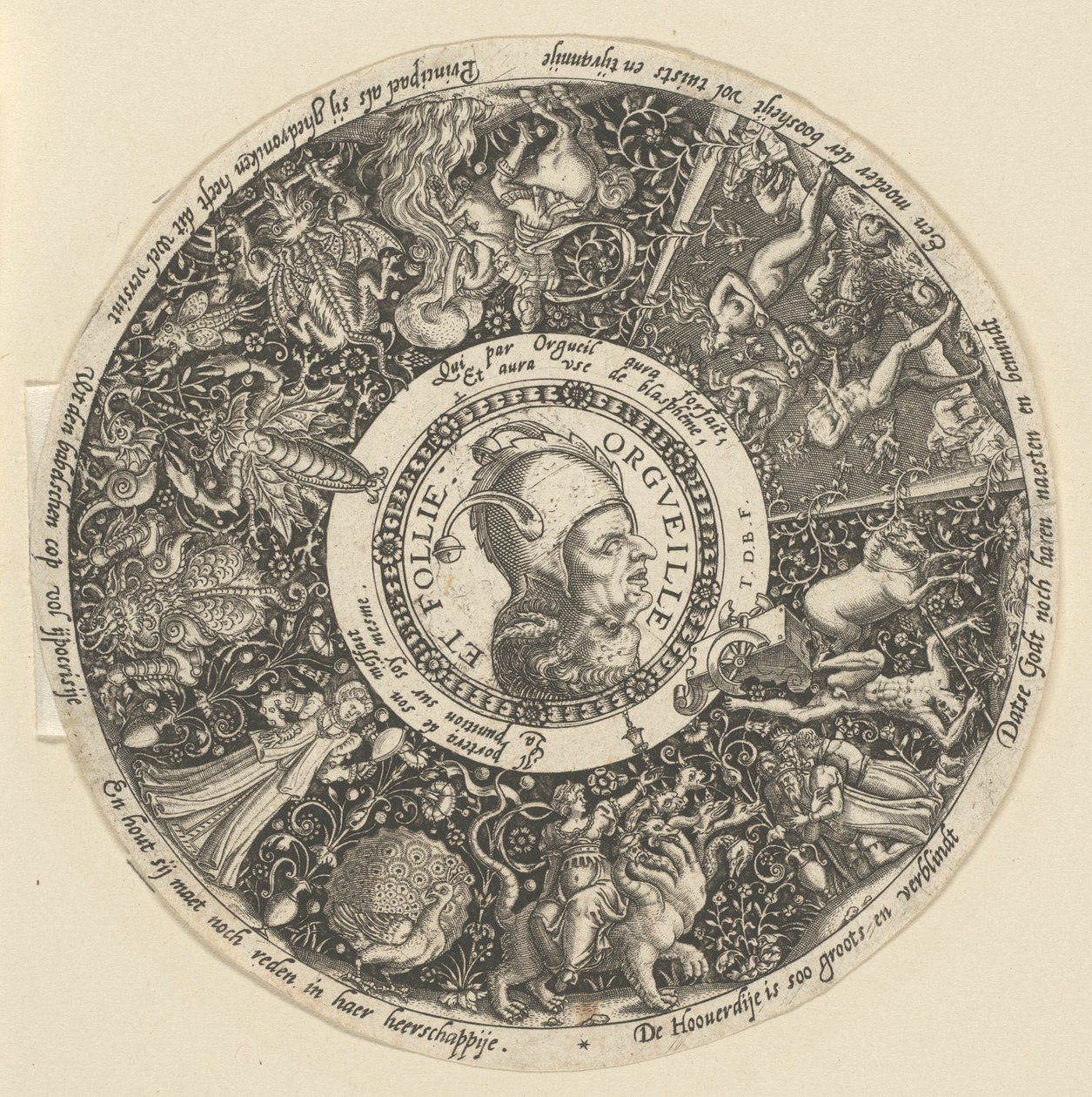 Ylpeys ja hulluus (Orgueil et Folie) tekijältä Theodor de Bry