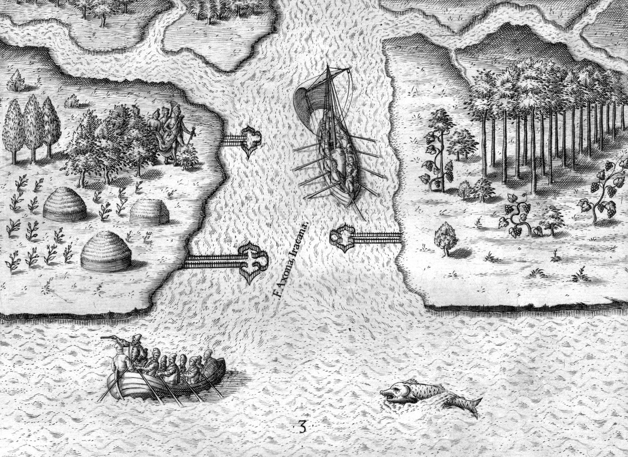 Ranskalaiset lehdet River May tekijältä Theodor de Bry