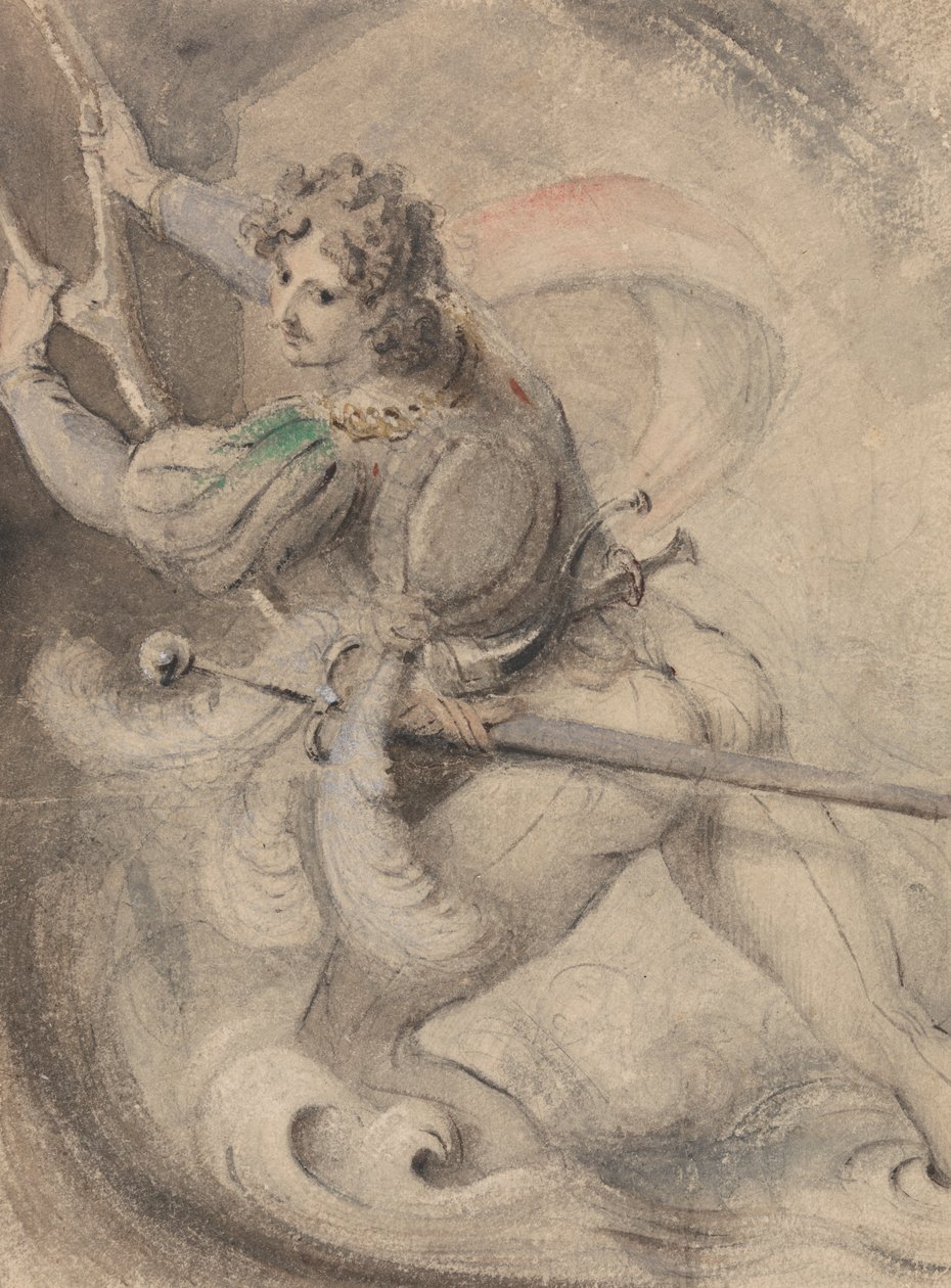 Ferdinand ratsastaa aalloilla tekijältä Theodor von Holst