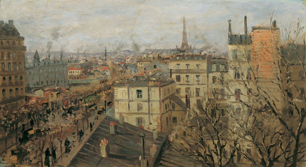 Näkymä Pariisiin tekijältä Theodor von Hormann