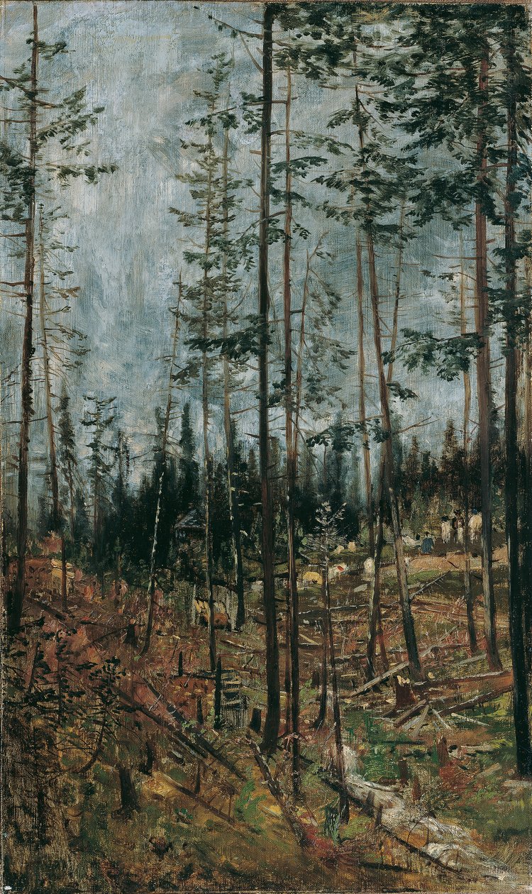 Waldschlag bei Gödöllö tekijältä Theodor von Hormann
