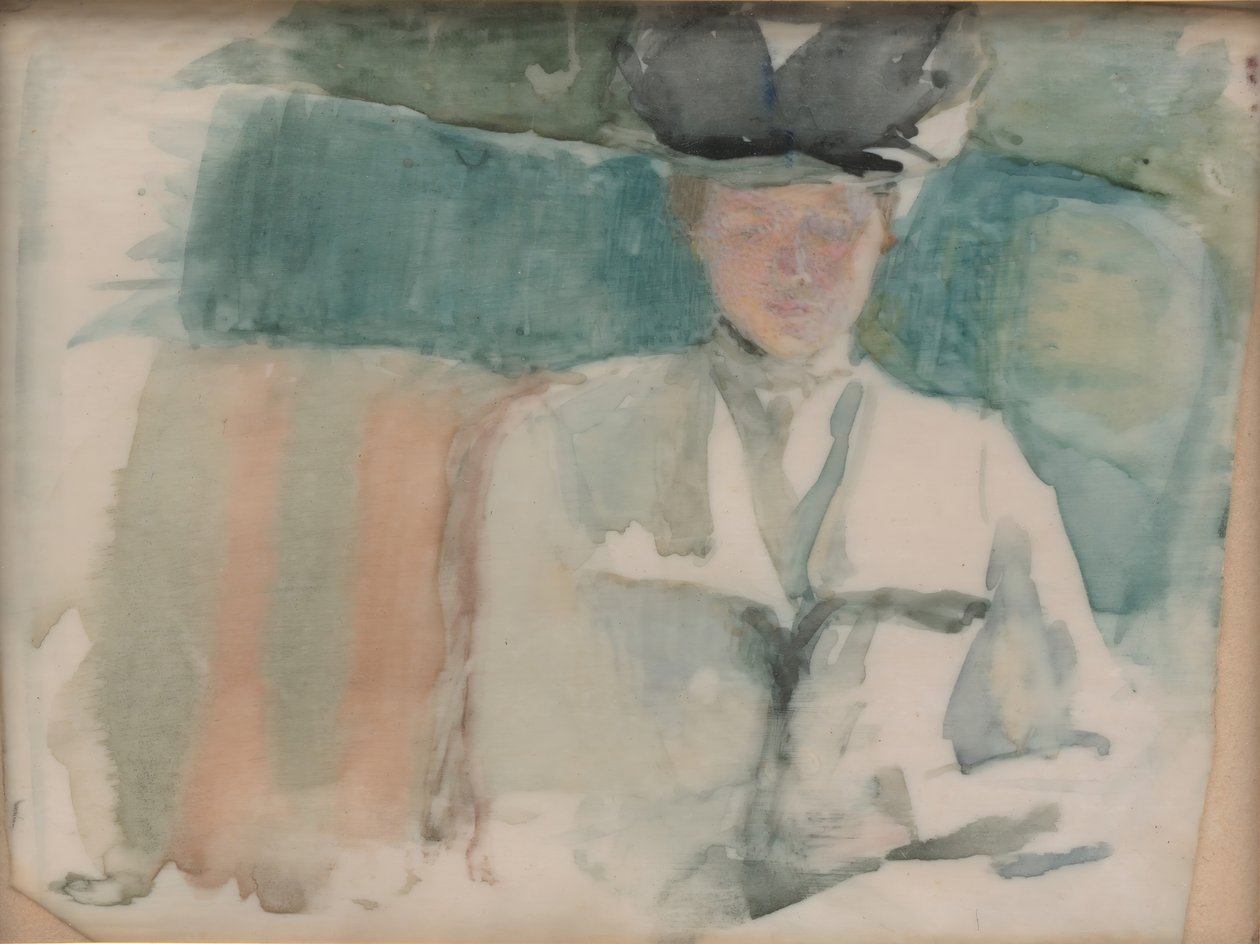 Naisen muotokuva, n. 1898. tekijältä Theodora W. Thayer