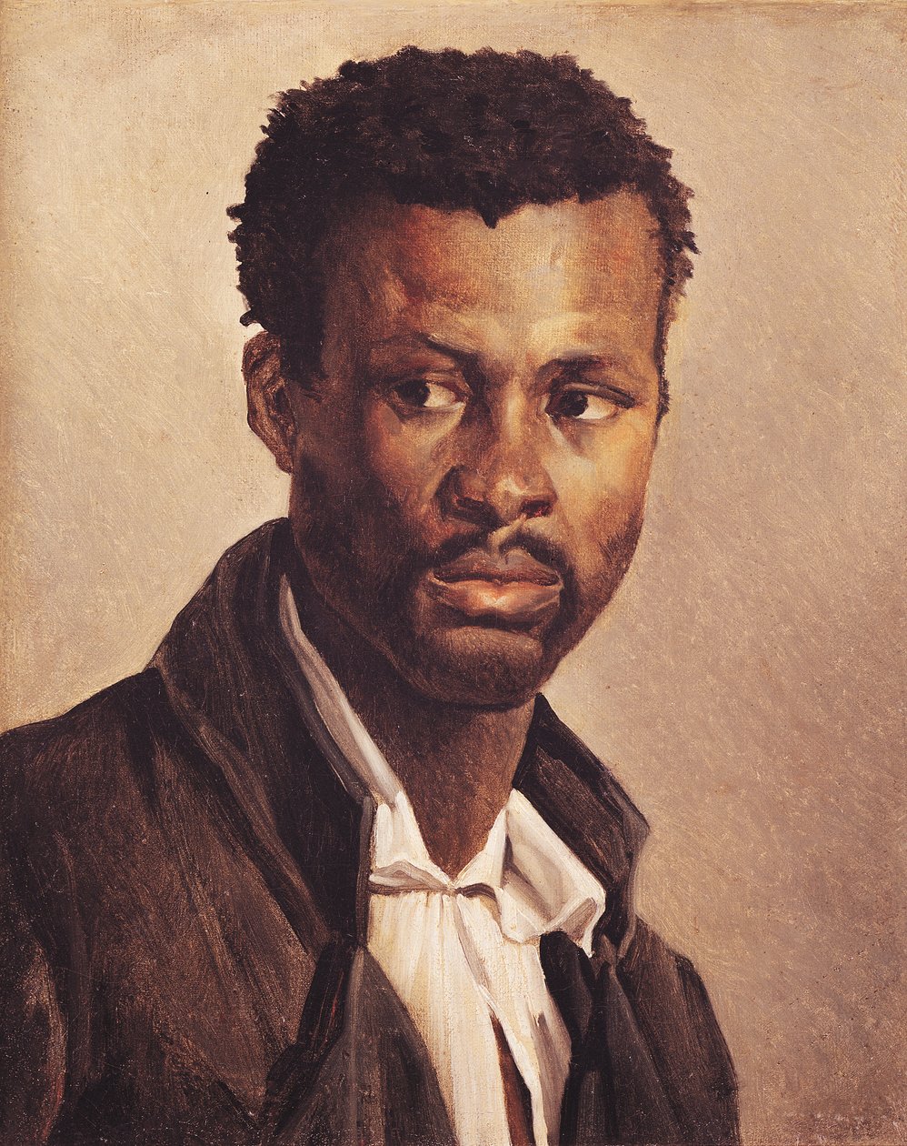 Musta, 1823-24 tekijältä Theodore Gericault