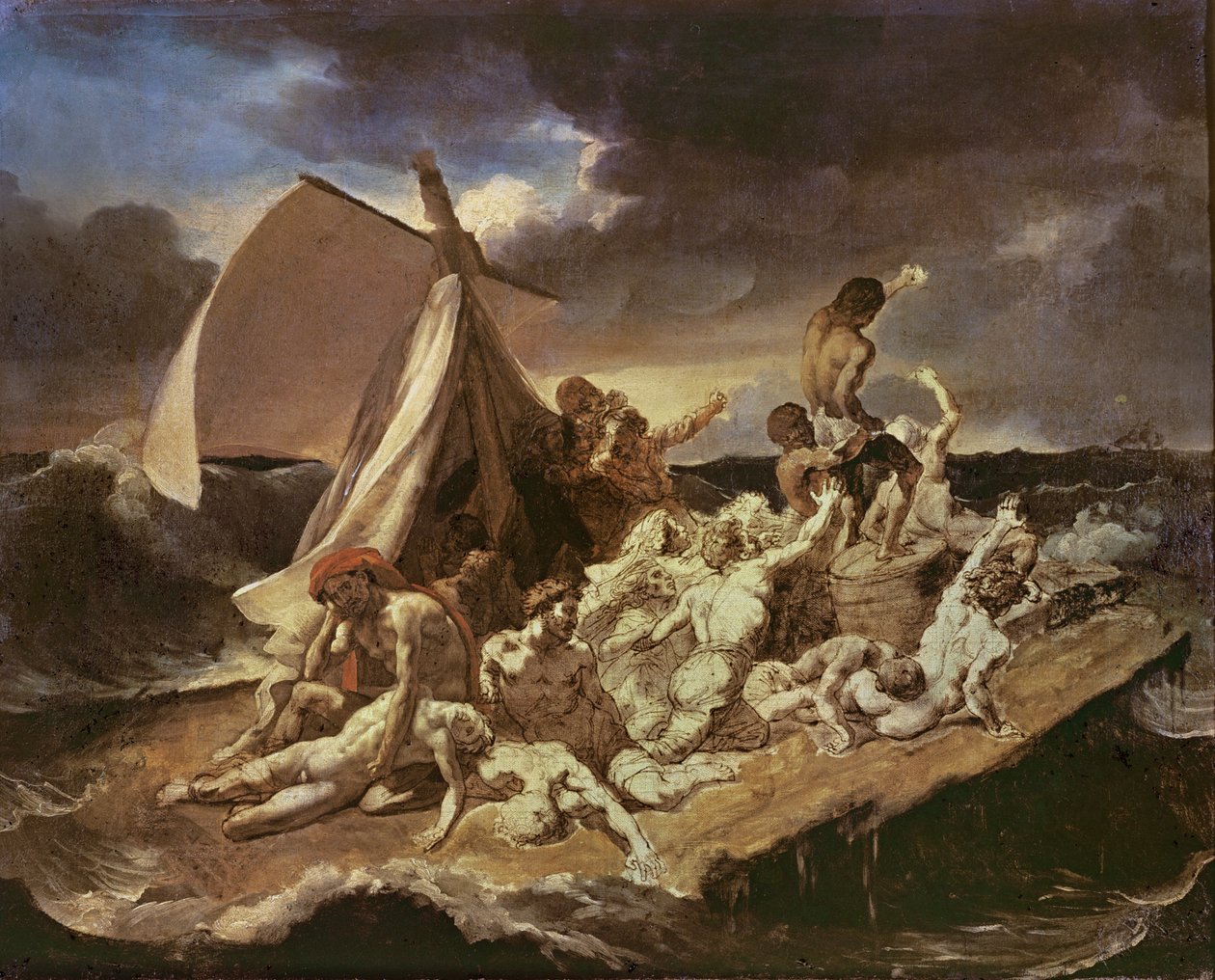 Toinen tutkimus Medusan lautalle tekijältä Theodore Gericault