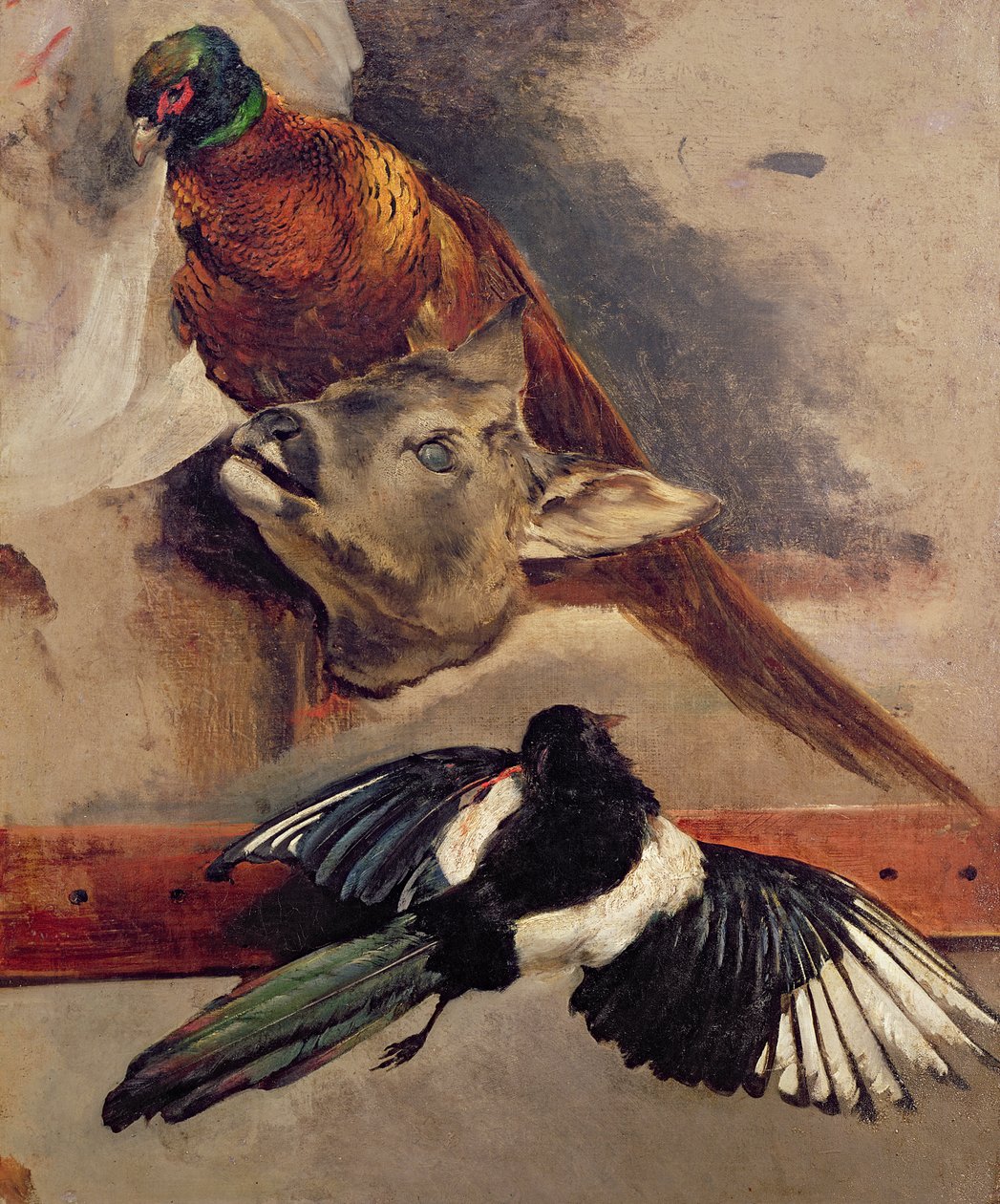 Pelin asetelma, n. 1812-16 tekijältä Theodore Gericault