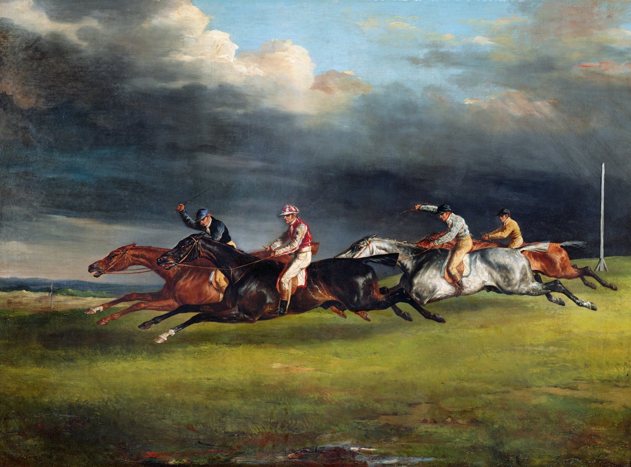 Epsom Derby, 1821 tekijältä Theodore Gericault