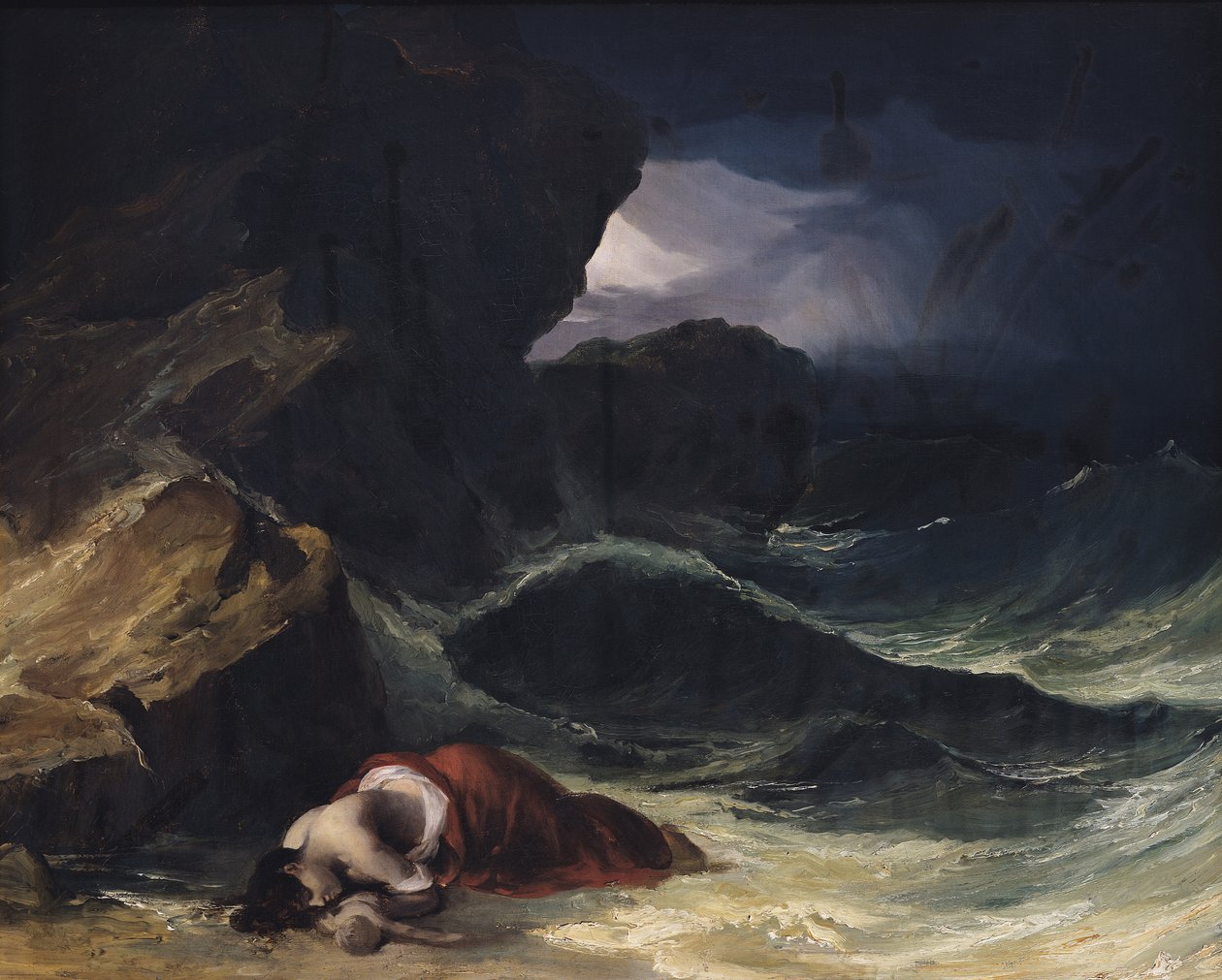 Myrsky tai haaksirikko tekijältä Theodore Gericault