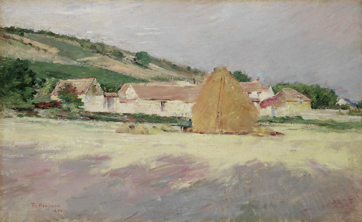 Kohtaus Givernyssä, 1890 tekijältä Theodore Robinson