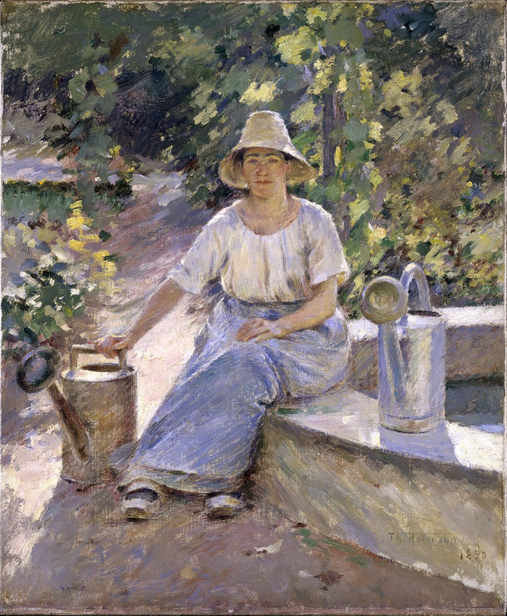 Kastelualtaat, 1890 tekijältä Theodore Robinson
