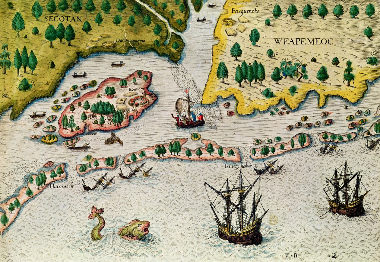 Englantilaisten saapuminen Virginiaan, 