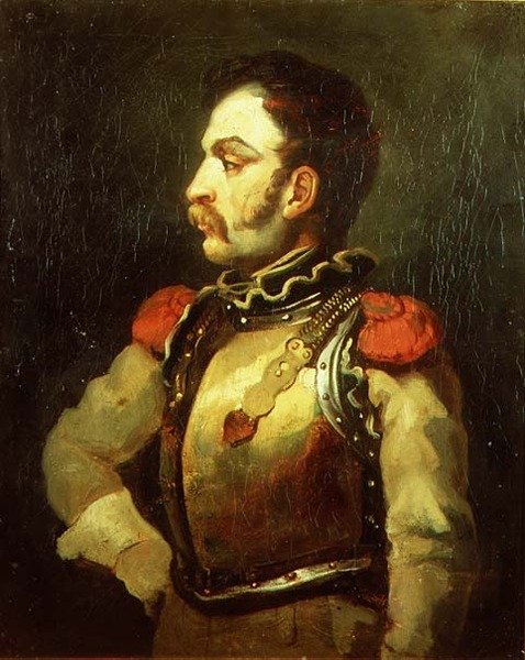 Karabiniirin upseeri tekijältä Theodore (attr. to) Gericault