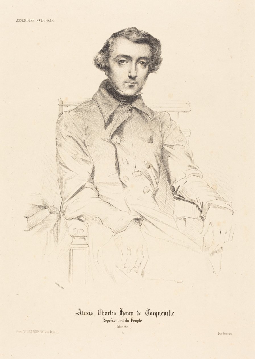 Alexis Charles Henry de Tocqueville tekijältä Théodore Chassériau