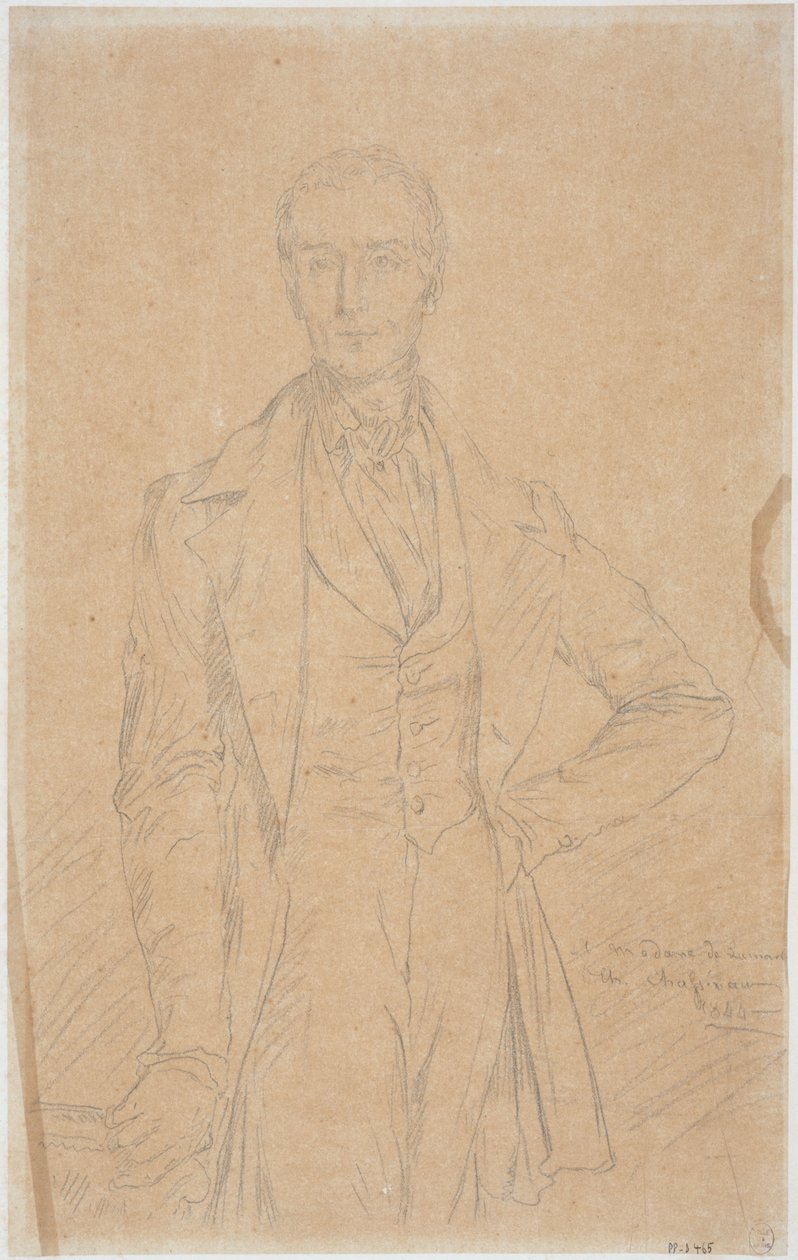 Alphonse de Lamartine tekijältä Théodore Chassériau