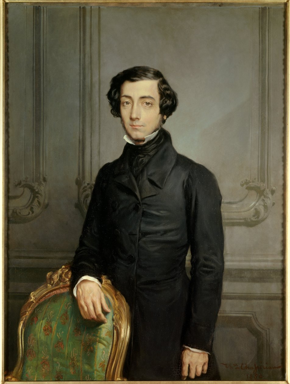 Muotokuva Alexis Charles Henri Cleral de Tocquevillestä (1805-1859), ulkoministeri toisen tasavallan aikana. Theodore Chasseriaun maalaus (1819-1856) tekijältä Théodore Chassériau