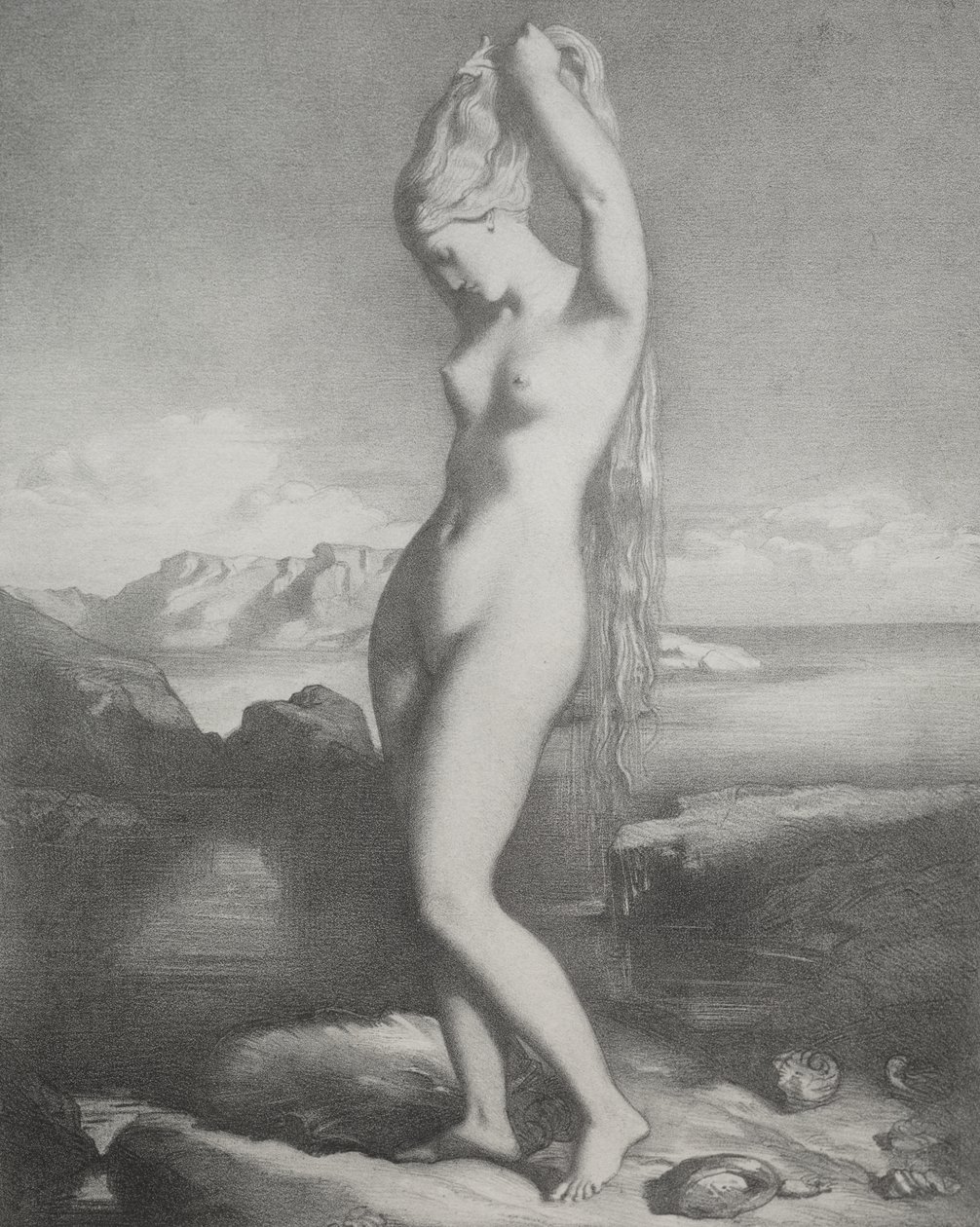 Venus Anadyomena tekijältä Théodore Chassériau