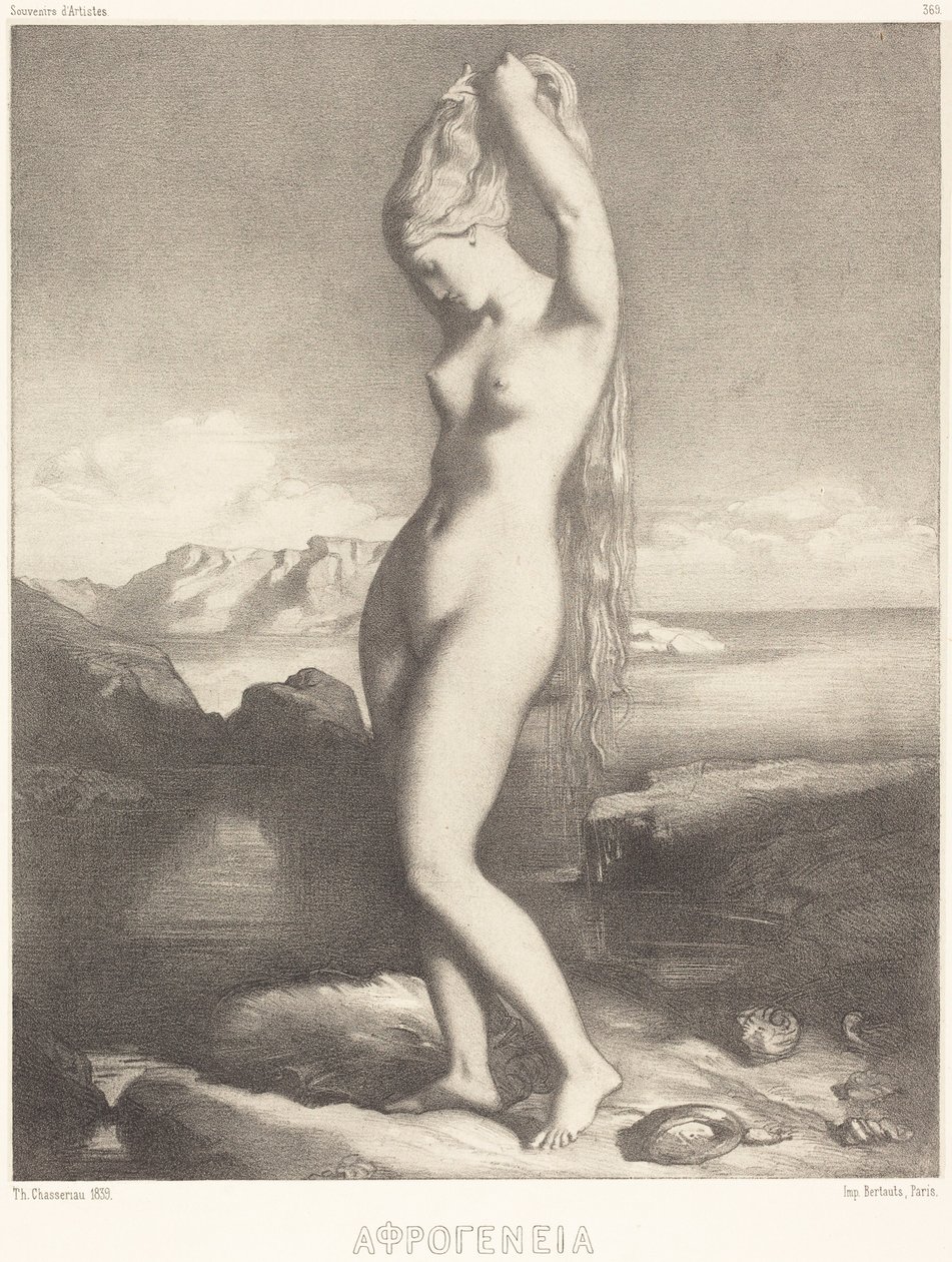 Venus Anadyomene tekijältä Théodore Chassériau