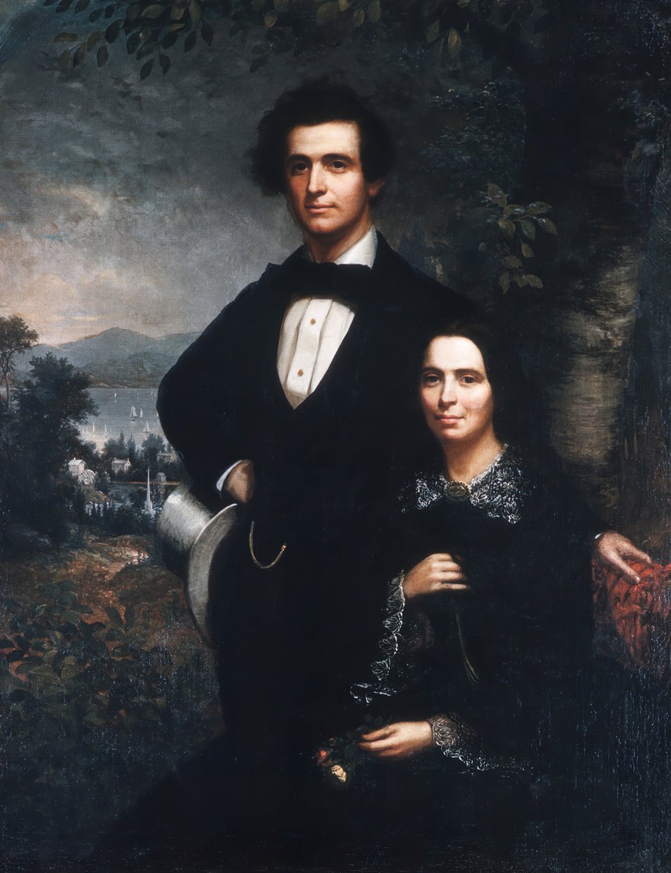 Sr. i senyora Daniel T. MacFarlan, 1858. finlandès tekijältä Theodore E. Pine