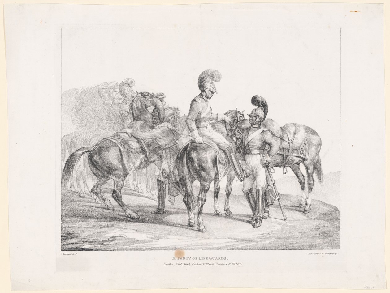 Rantavahtien ryhmä tekijältä Theodore Gericault