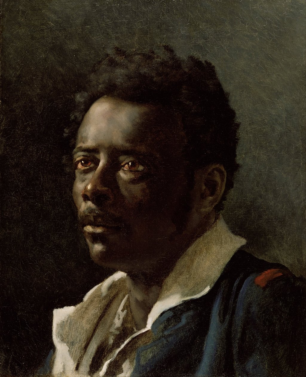 Musta mies (muotokuvatutkimus) tekijältä Theodore Gericault