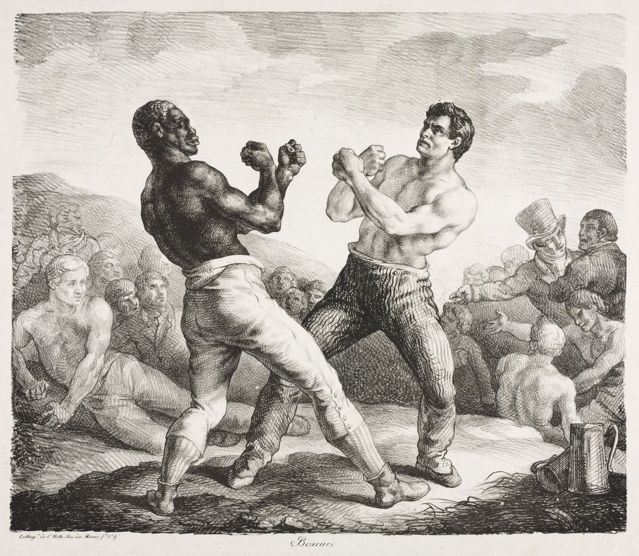 Nyrkkeilijät tekijältä Theodore Gericault