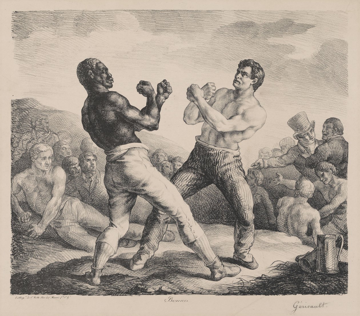Boxerit (Boxers) tekijältä Theodore Gericault