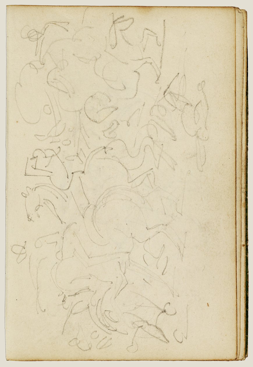 Ratsuväen taistelu tekijältä Theodore Gericault