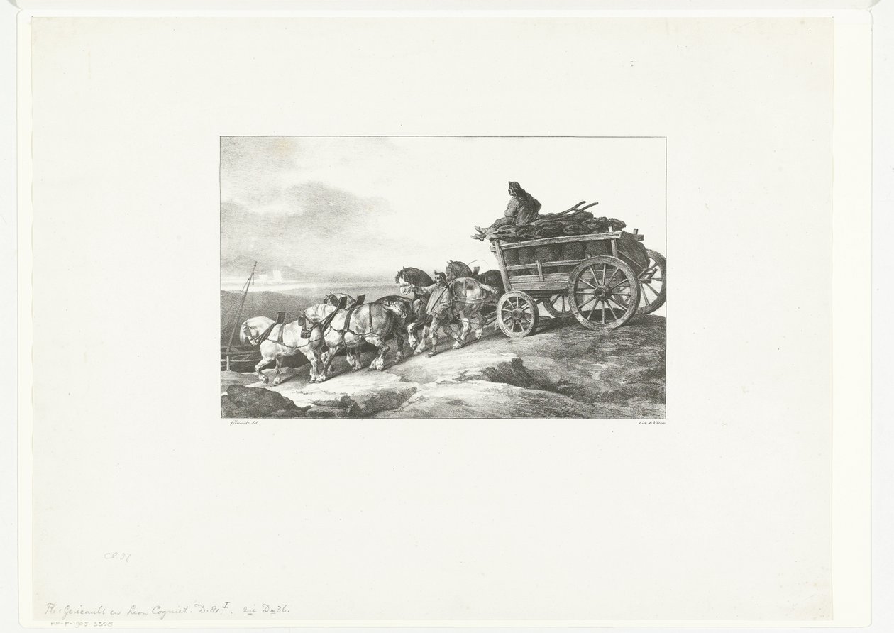 Hiilivaunu tekijältä Theodore Gericault