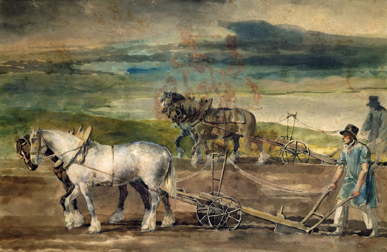 Maataloustyöläiset tekijältä Theodore Gericault