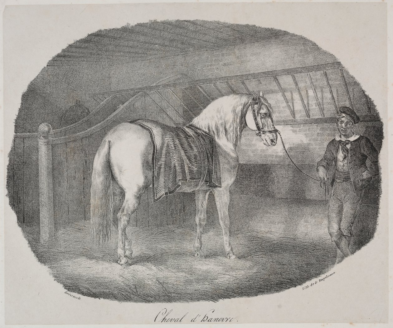 Hannoverin hevonen tekijältä Theodore Gericault