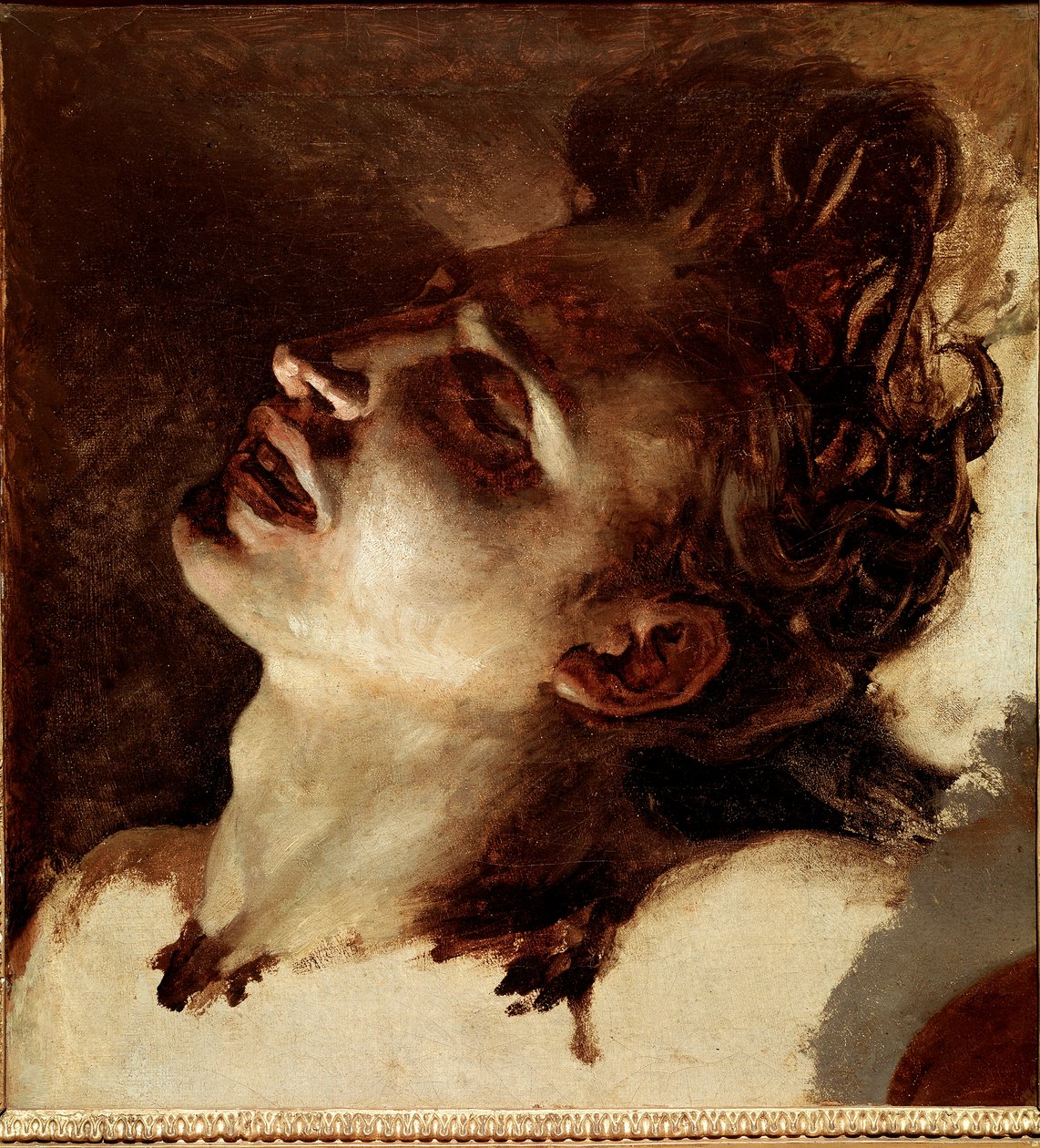 Kuolleen nuoren miehen pää Jean Louis Theodore Gericault