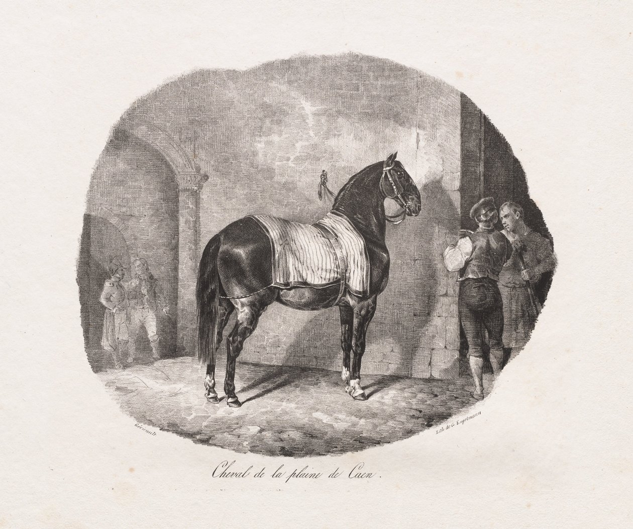 Caenin tasangon hevonen tekijältä Theodore Gericault