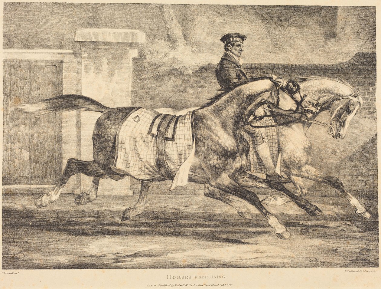 Hevosten liikunta tekijältä Theodore Gericault