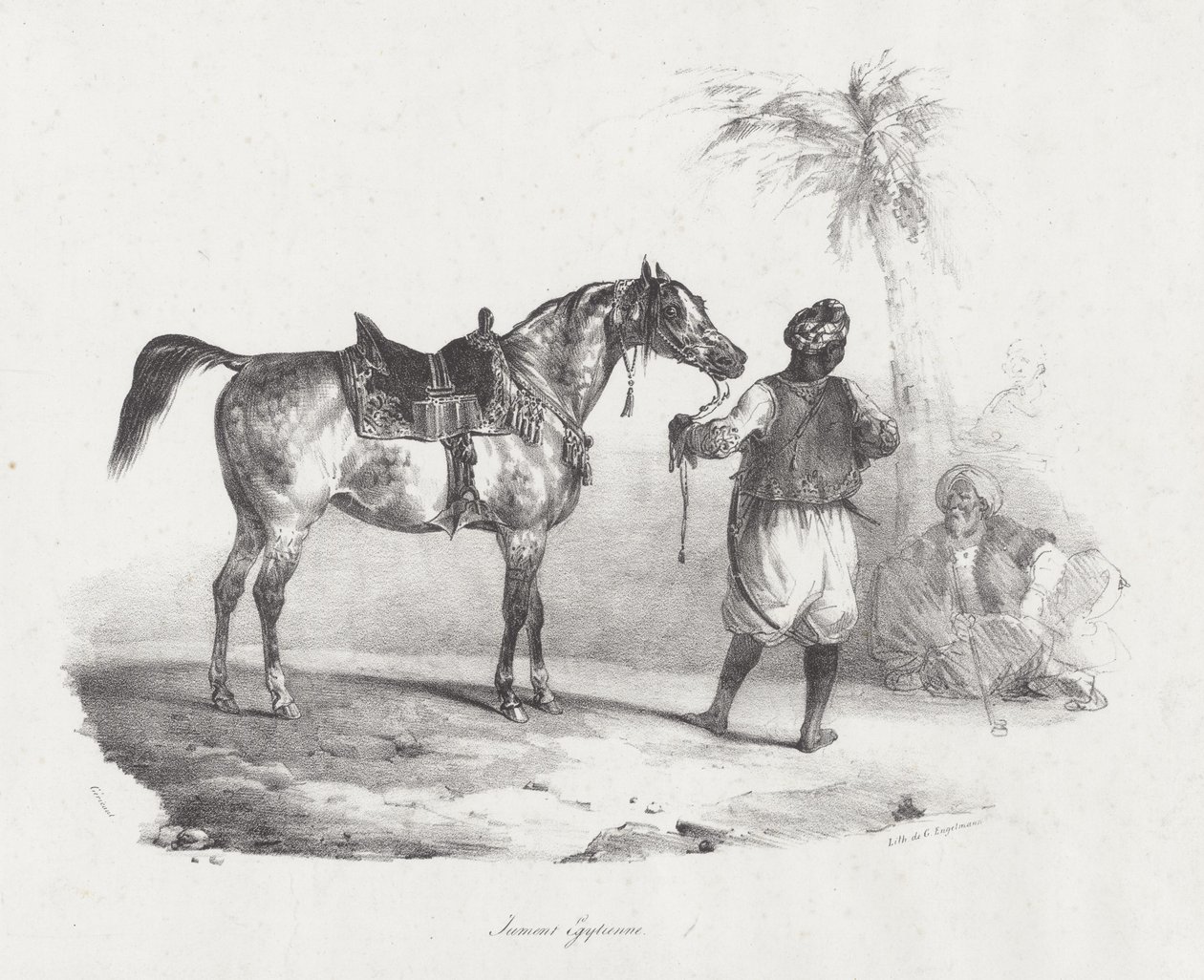 Egyptiläinen tamma (An Egyptian Mare) tekijältä Theodore Gericault
