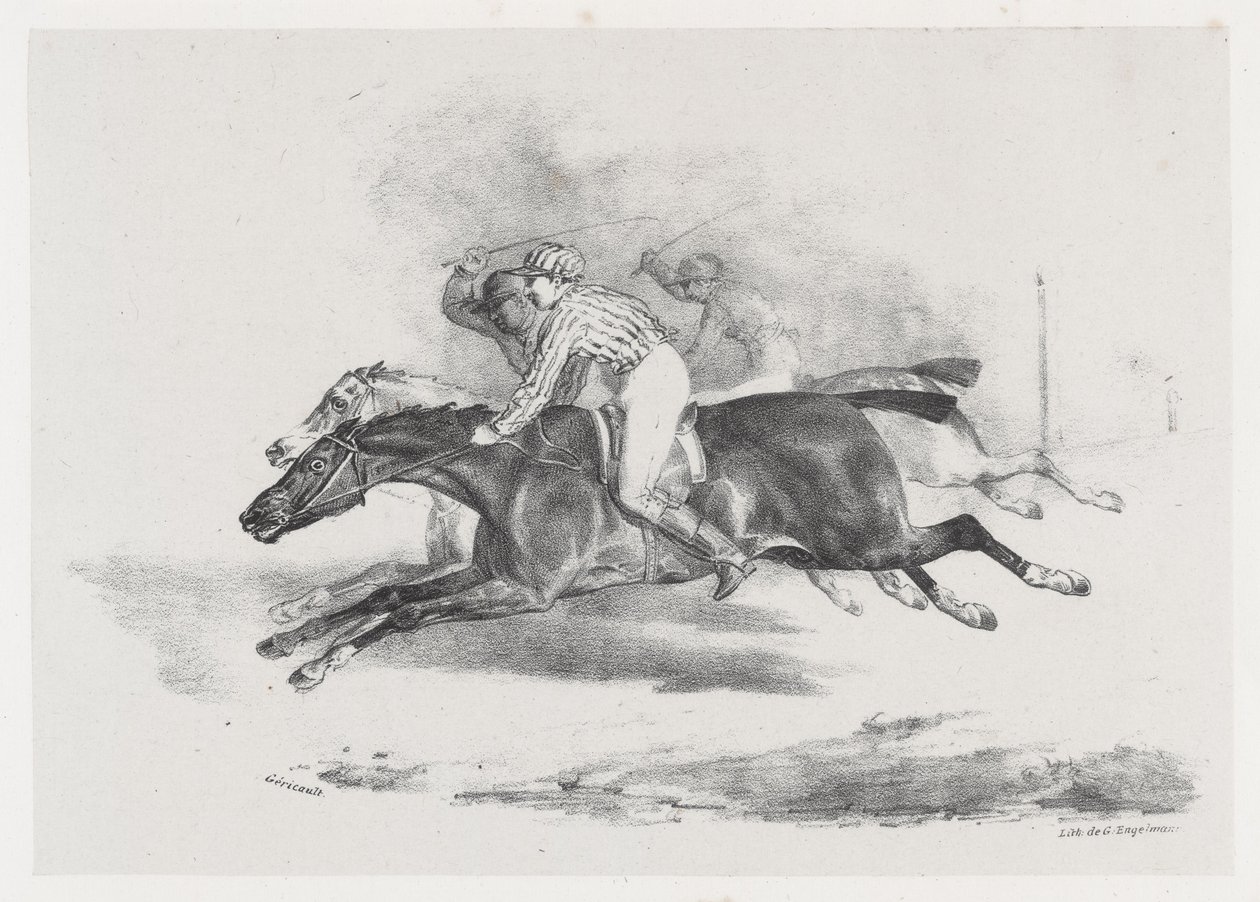 La Course (Kilpailu) tekijältä Theodore Gericault