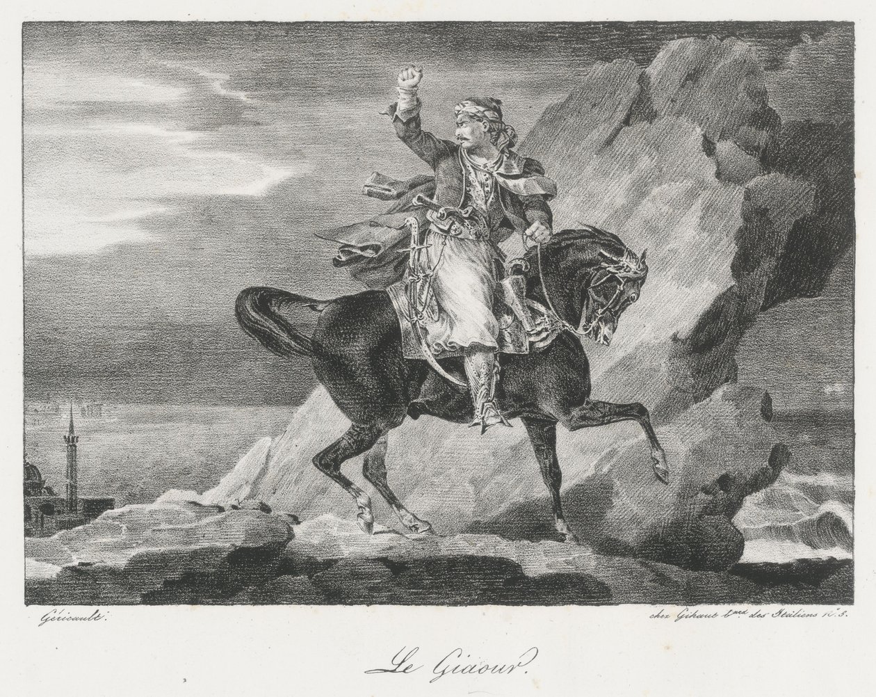 Le Giaour (Giaour) tekijältä Theodore Gericault