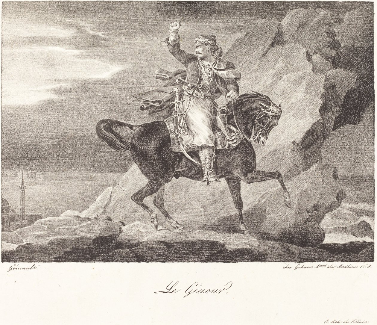 Le Giaour (Epäuskoinen) tekijältä Theodore Gericault