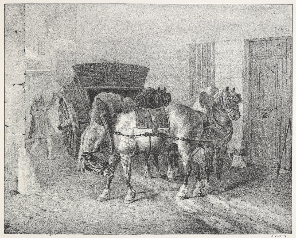 Les Boueux (Katupuhdistajat) tekijältä Theodore Gericault