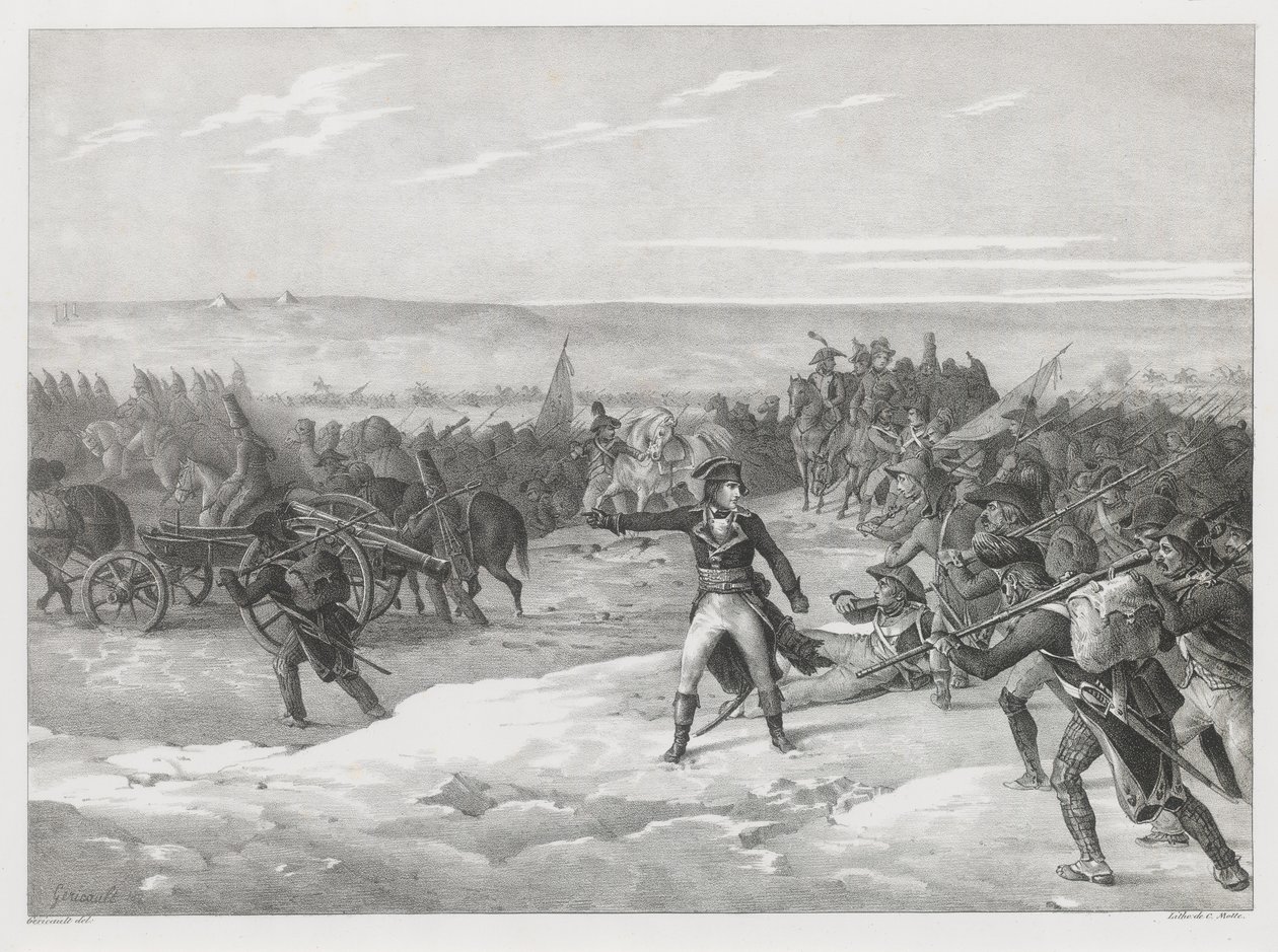 Kävely autiomaassa (March in the Desert) tekijältä Theodore Gericault