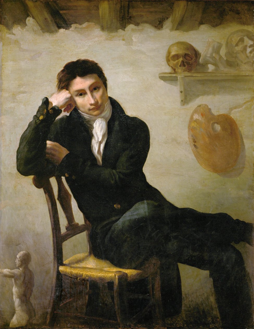 Taiteilijan muotokuva ateljeessaan - Portrait of ... tekijältä Theodore Gericault