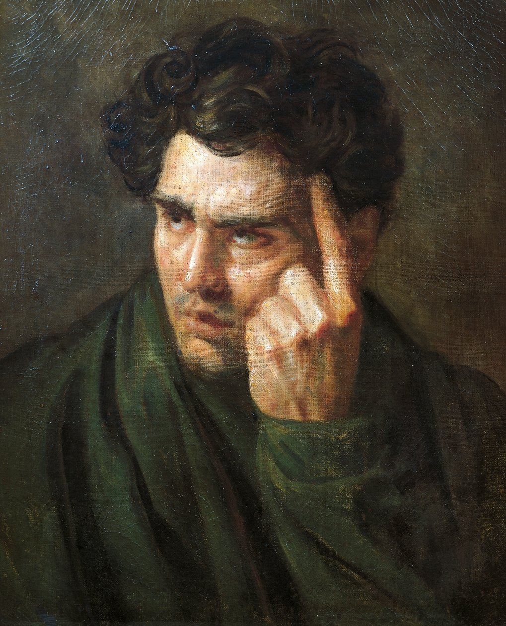 Lord Byronin muotokuva, Jean-Louis Theodore Gericault (1791-1824) tekijältä Theodore Gericault